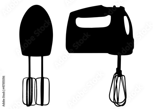 Kitchen mixer for cooking food.