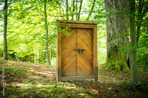 Fototapeta Naklejka Na Ścianę i Meble -  Orthodox church ruins in Turzansk