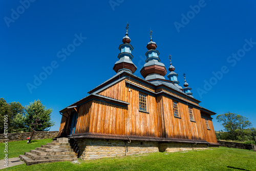 Orthodox church in Komańcza Bieszczady