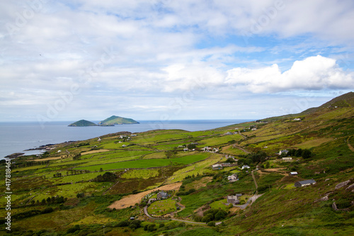 A view to village Bealtra in Ring of Kerry