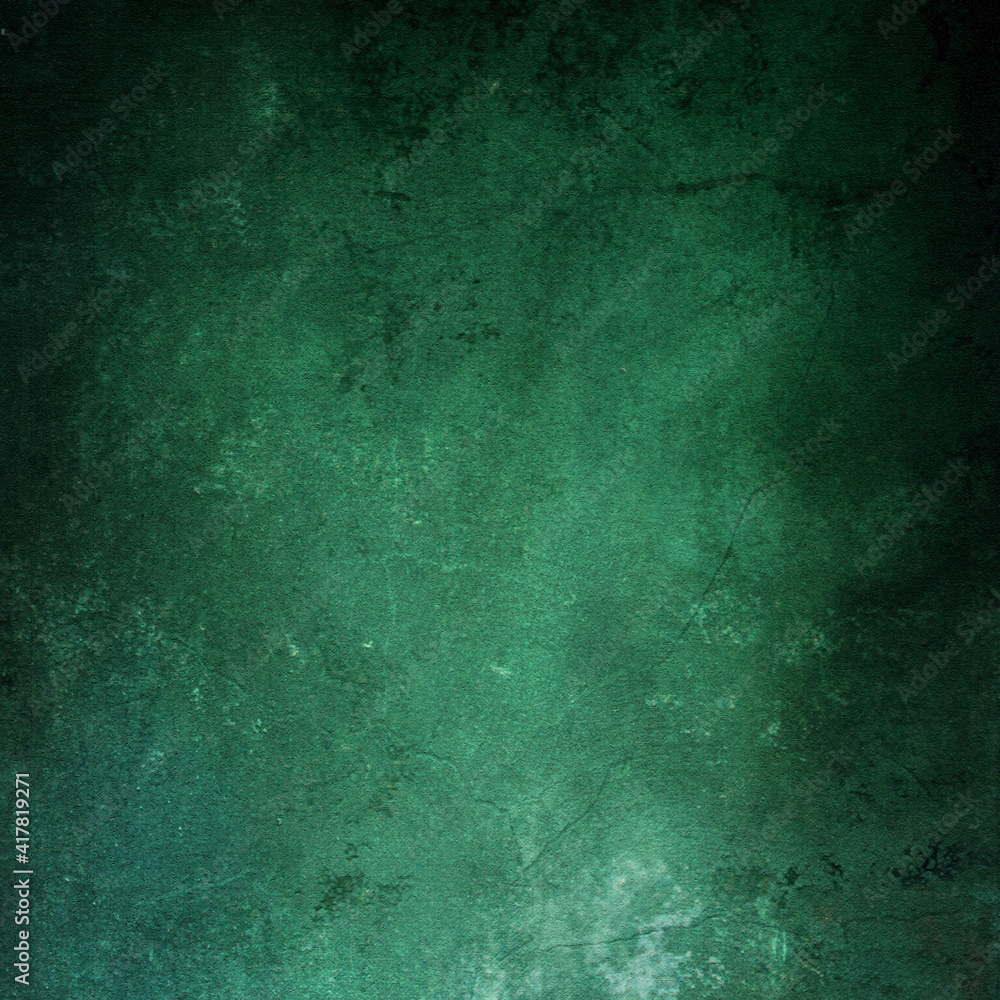 Artistic image of background surface  plastering or malachite in dark green tones.