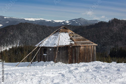 house in the mountains