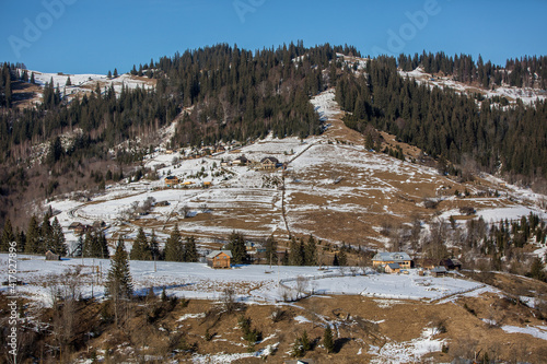 winter in the mountains