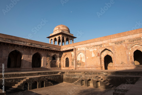   Baz Bahadur  Palace an ancient fort city at  Mandu  Madhya Pradesh India