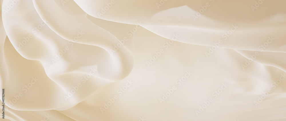 3d render of white cloth. iridescent holographic foil. abstract art fashion background. 3d render of white cloth. iridescent holographic foil. abstract art fashion background.