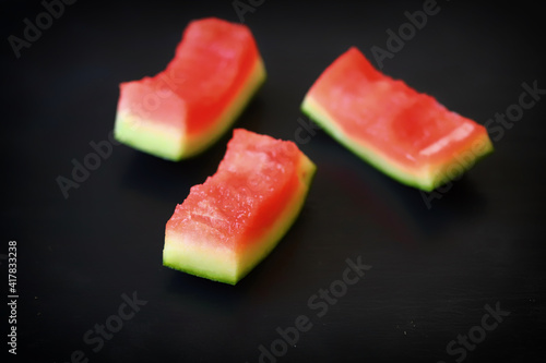 Watermelon rind pattern.
