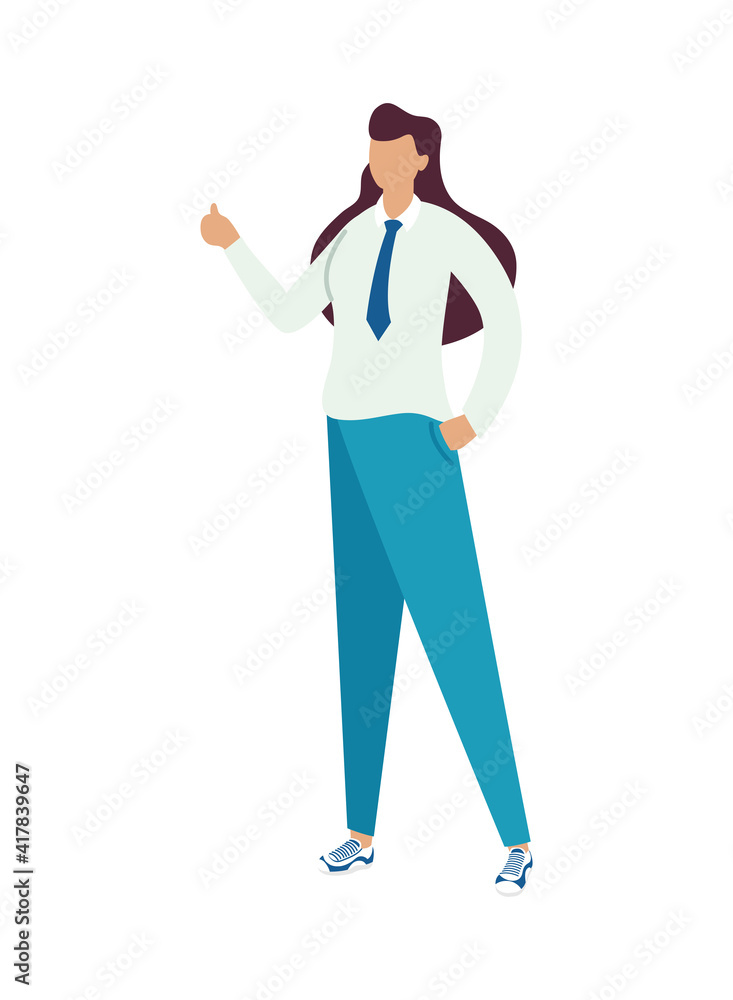 elegant businesswoman character elegant businesswoman character