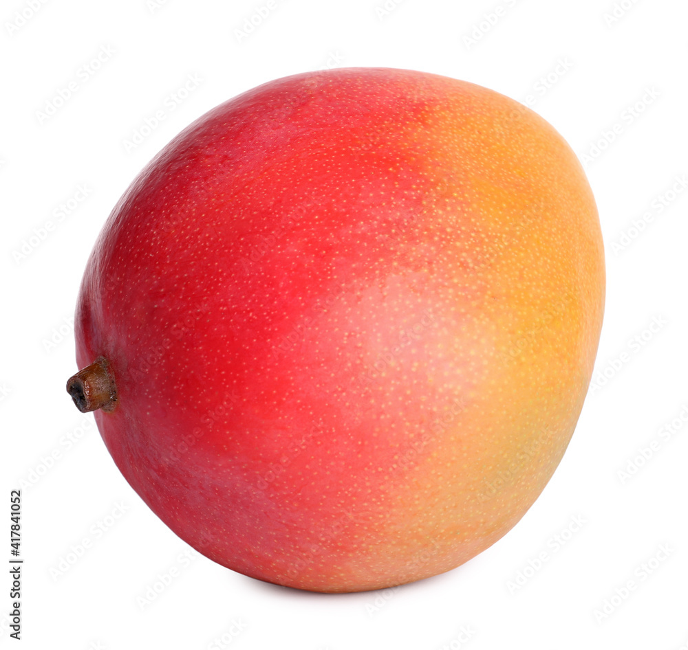 Delicious ripe juicy mango isolated on white Delicious ripe juicy mango isolated on white