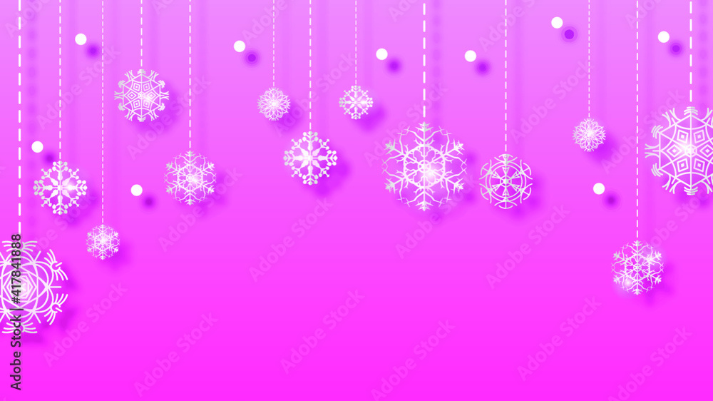 Abstract Background Winter With Snowflakes Shadows Vector Design Style Template Abstract Background Winter With Snowflakes Shadows Vector Design Style Template
