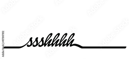 Stop, please be quiet icon (psssst ). Forbad, silence no speaking or no talking ( shhh ). Funny vector flat icons silhouette Silent finger over lips or mouth sign. Sound off. Secret asking to silence