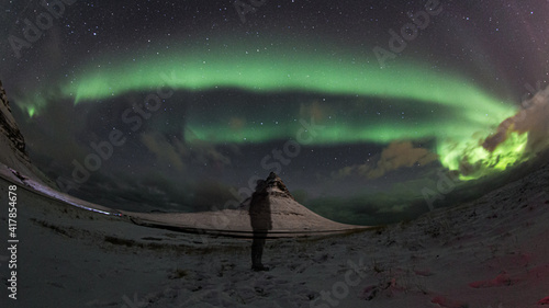 
Iceland - Aurora Borealis - Northern Lights - Grundarfjordur - Kirkjufell - Mountains - Ice - Jokulsarlon Glacier Lagoon