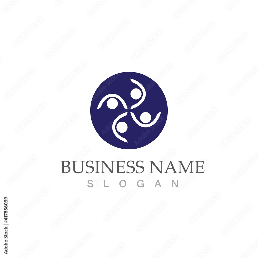 Obraz premium Community, network and social icon