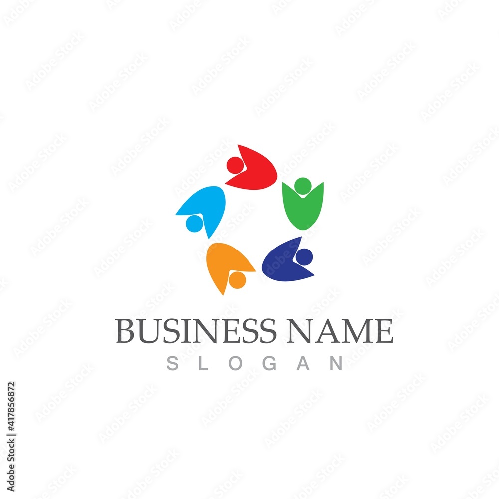 Community, network and social icon Community, network and social icon