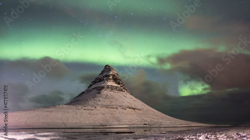 Iceland - Aurora Borealis - Northern Lights - Grundarfjordur - Kirkjufell - Mountains - Ice - Jokulsarlon Glacier Lagoon