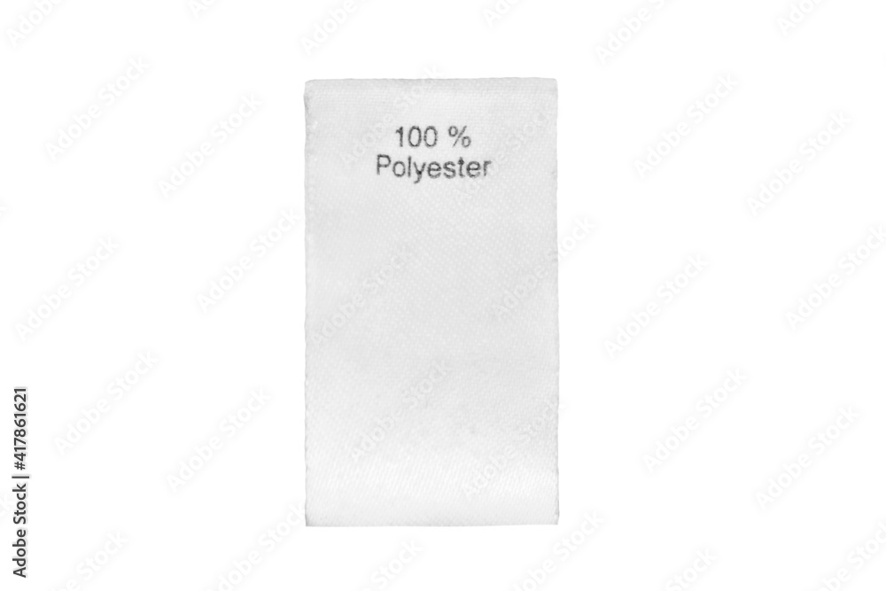 Clothing label isolated Clothing label isolated