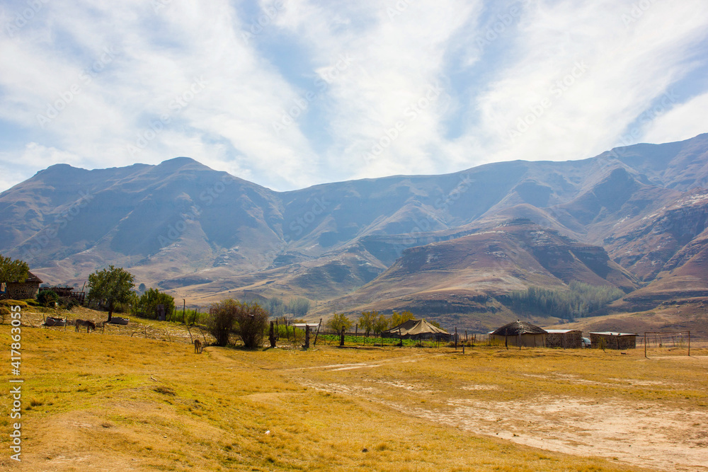 landscape in the mountains