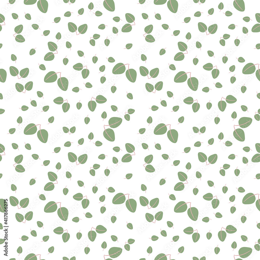 seamless pattern with green leaves seamless pattern with green leaves