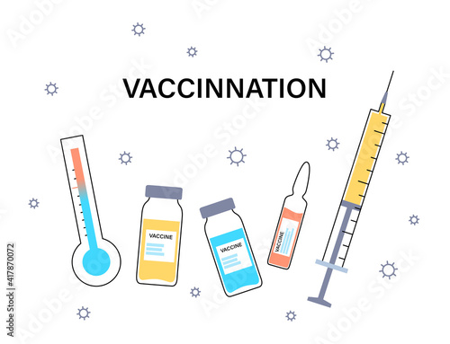 Global vaccination concept