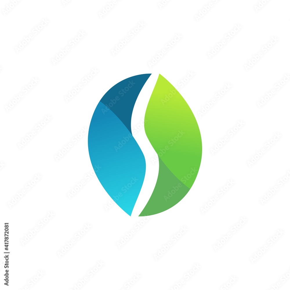 abstract future modern seed vector illustration logo design abstract future modern seed vector illustration logo design