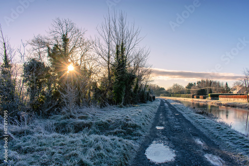 Beautiful Sunrise at Irish Canal © alan