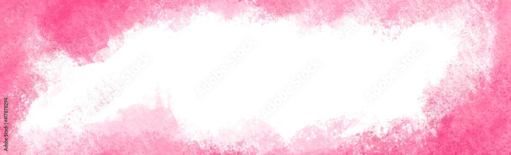 Abstract Background pink watercolor texture in Valentin's day , Beautiful banner for web