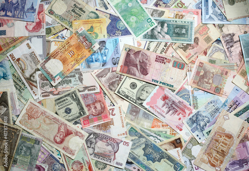 Exotic Banknotes Texture