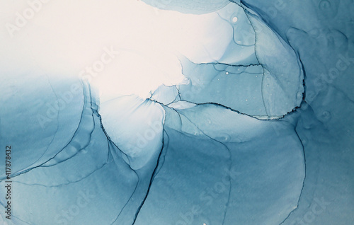 Wallpaper Mural Modern abstract painting made of alcoholic ink. Colorful abstract painting background. Abstract colorful background, wallpaper. Modern art. Paint marble texture. Closeup of the pain  Torontodigital.ca