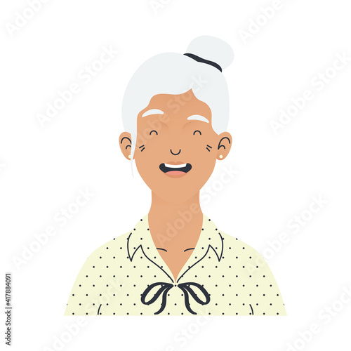 old woman character