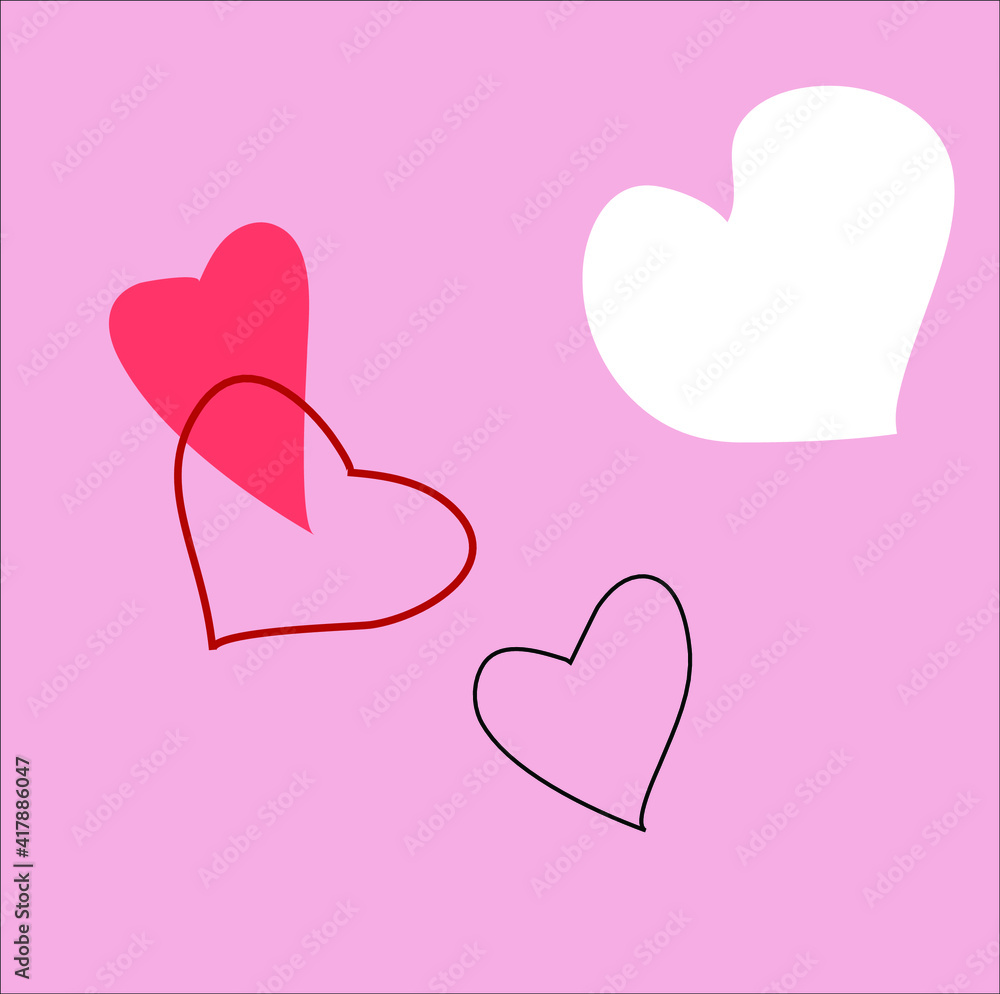 vector simple hearts wallpaper design vector simple hearts wallpaper design