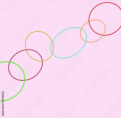 vector geometric figures improvisation  wallpaper background