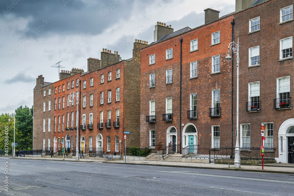 Fototapeta premium Street in Dublin, Ireland