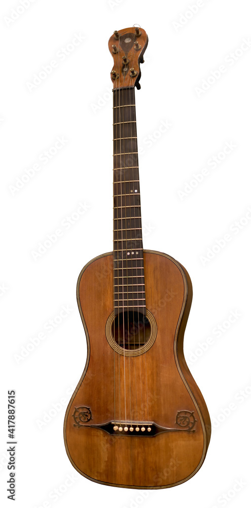 Fototapeta premium Seven-stringed guitar. Saint Petersburg, 1821