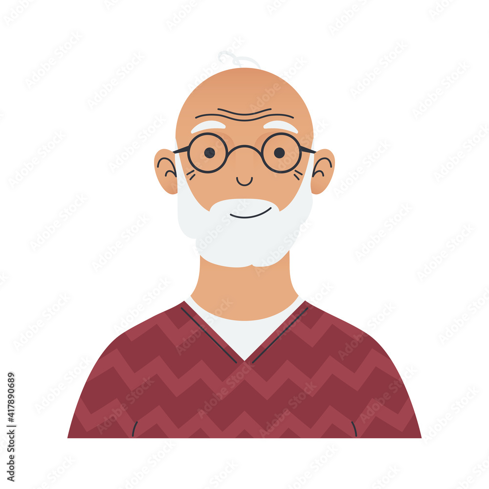 old man character