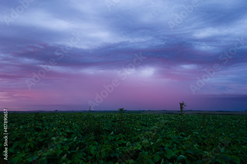 Amanecer en el campo