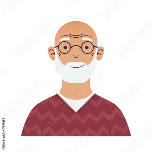 old man character