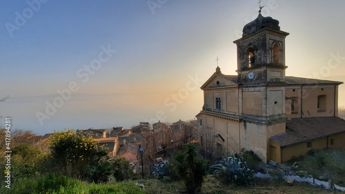 church trevignano romano lake