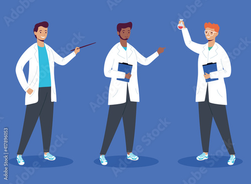 male scientifics characters