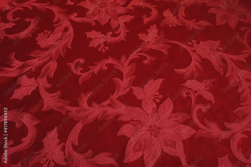 Red on Red Woven Cloth Red on Red Woven Cloth