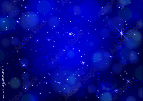 Light abstract glowing bokeh lights. Festive golden glowing background with colorful bokeh lights. Magic concept. Christmas concept. Vector