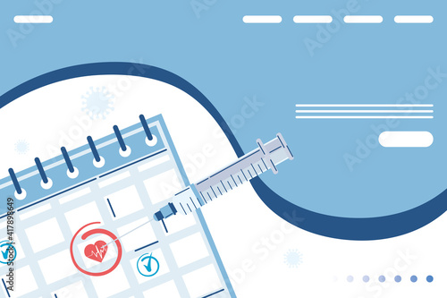 vaccine and calendar