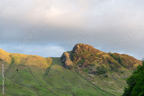 view of the mountains