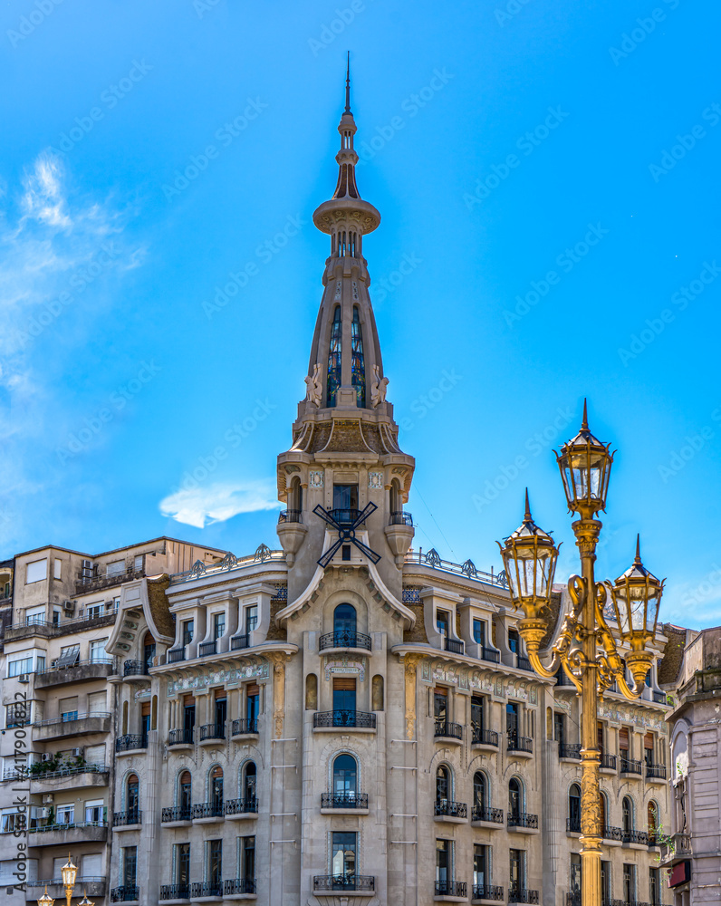 Argentina, Buenos Aires, the famous Confitería del Molino
building after it's renovation. 