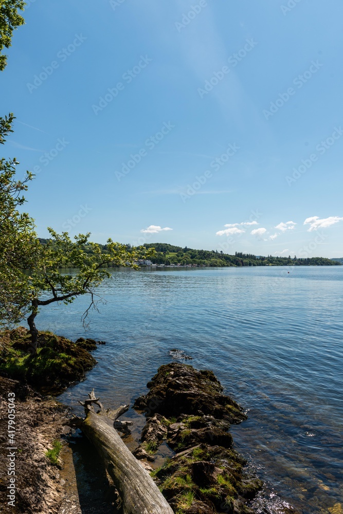 landscape with lake