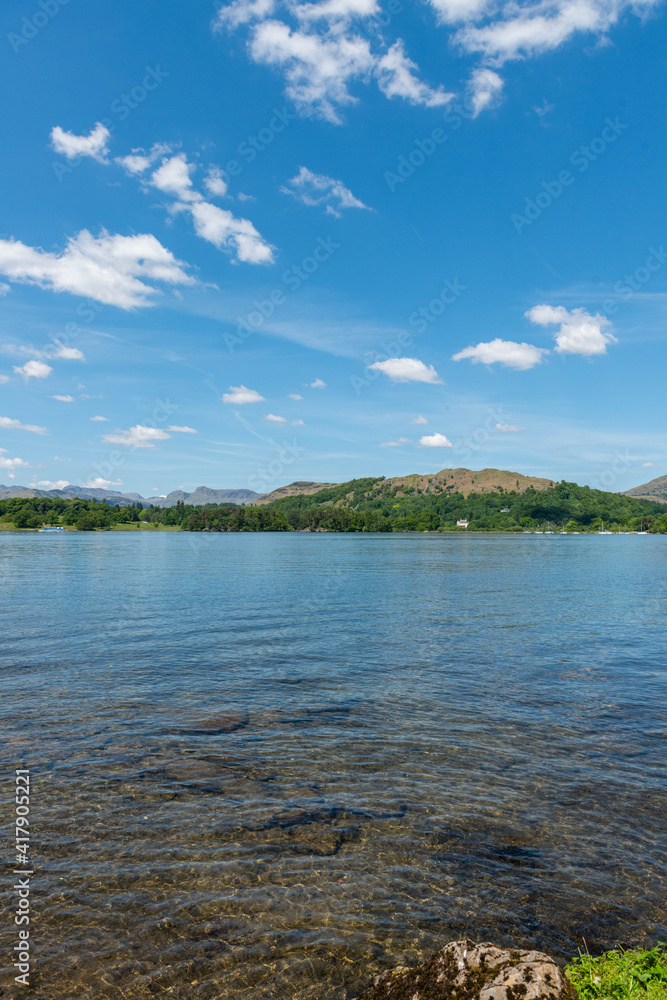 landscape with lake