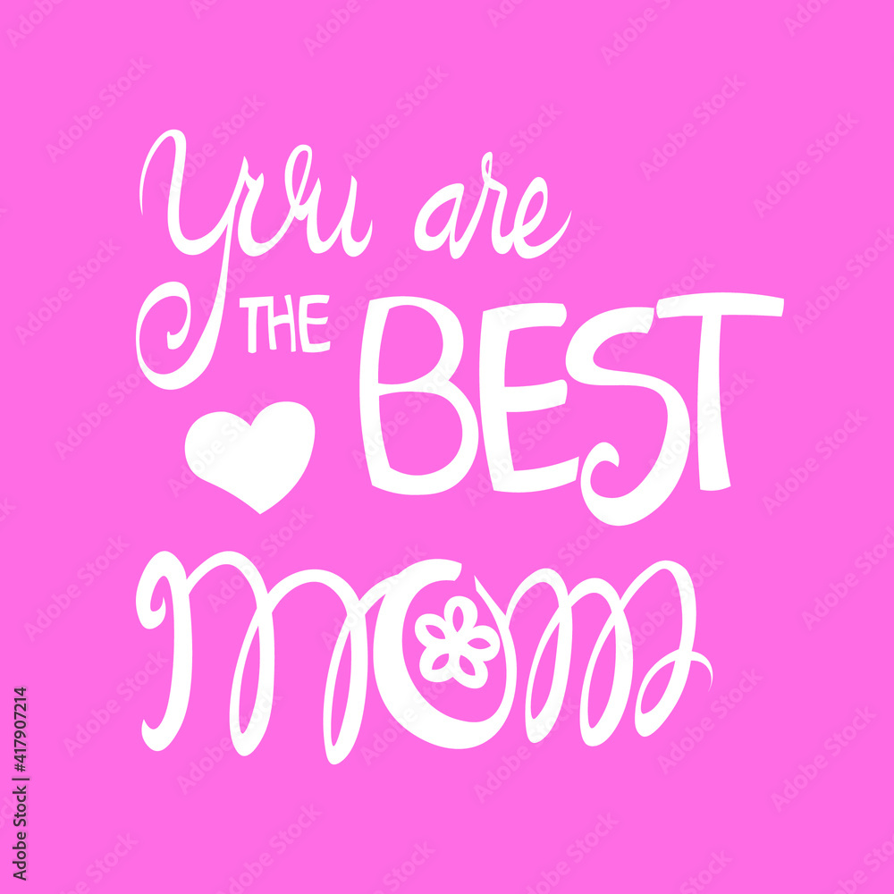 Love quote lettering greeting card gift for mother Love quote lettering greeting card gift for mother