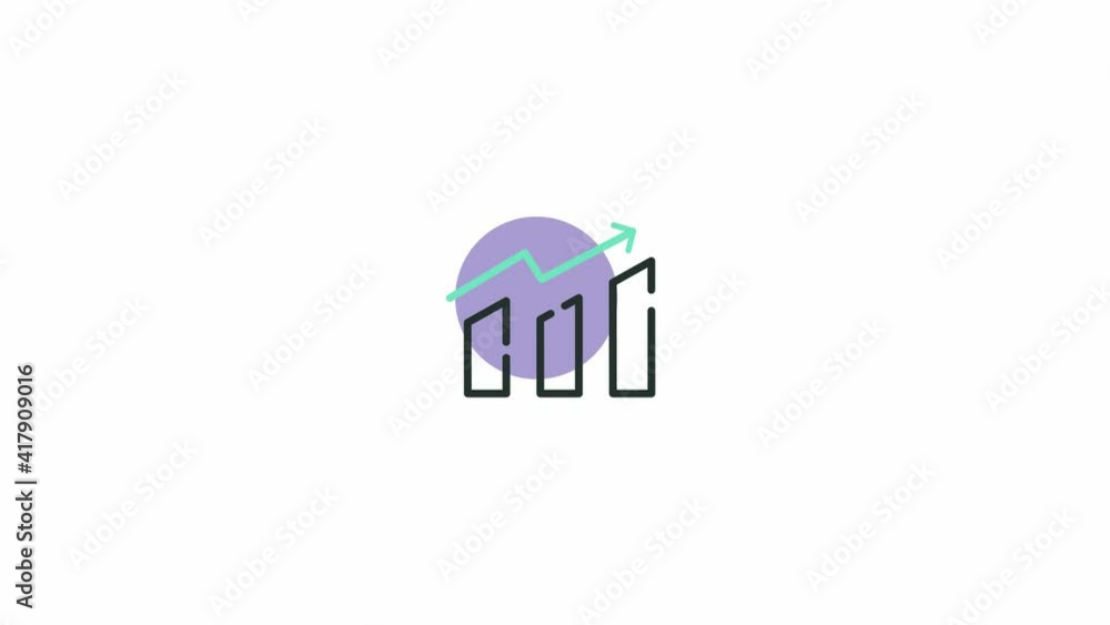 Simple minimalistic animated graphic stat. Finance graphics. Shape animation. Vector animation. Simple minimalistic animated graphic stat. Finance graphics. Shape animation. Vector animation.
