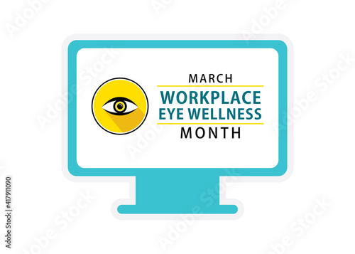 march is workplace eye wellness month