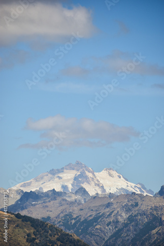 mountains and clouds