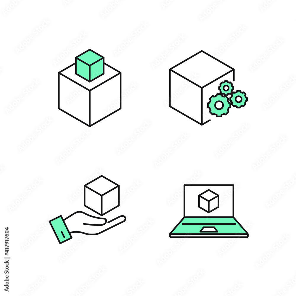 Packaging set icon, isolated Packaging set sign icon, vector illustration Packaging set icon, isolated Packaging set sign icon, vector illustration
