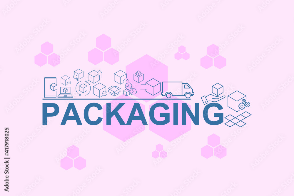 Packaging set icon, isolated Packaging set sign icon, vector illustration Packaging set icon, isolated Packaging set sign icon, vector illustration